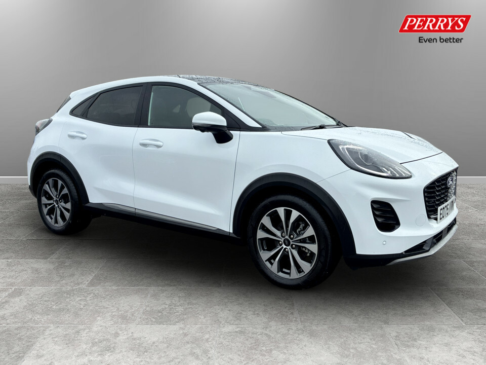 Ford Puma 1.0 Ecoboost Hybrid Mhev Titanium Dct EO75VVM White