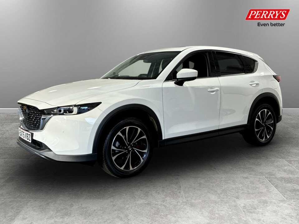 Mazda CX-5 2.0 E-skyactiv G Mhev Exclusive-line White #3