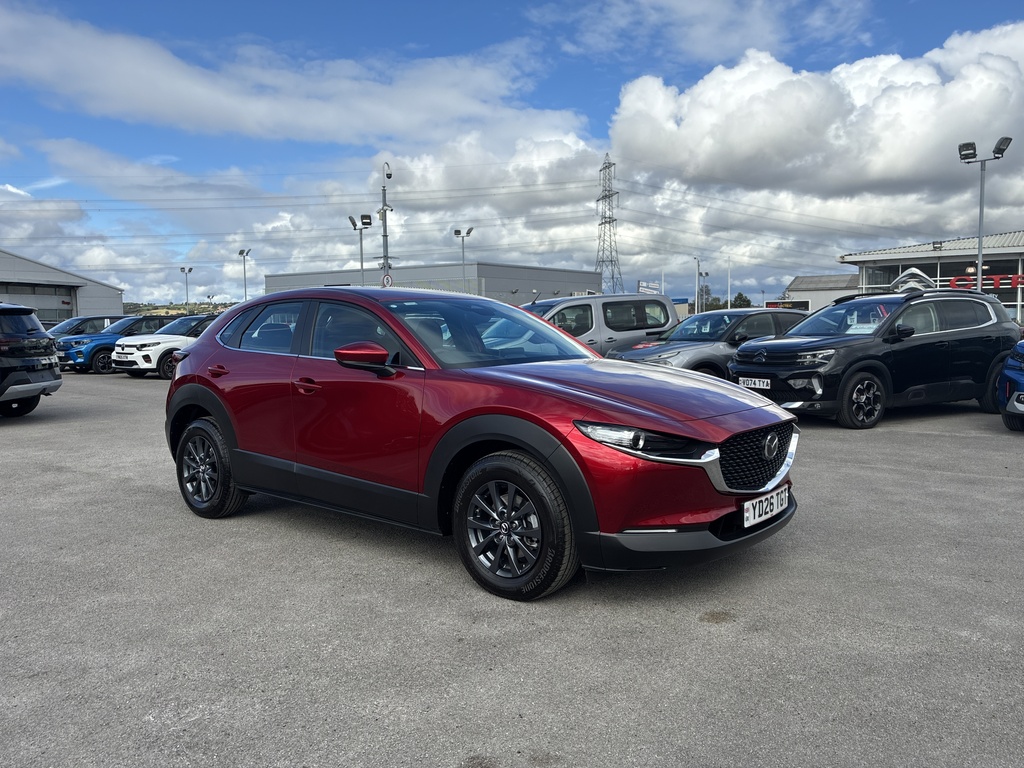 Mazda CX-30 2.5 E-skyactiv G Mhev 140 Prime-line Red