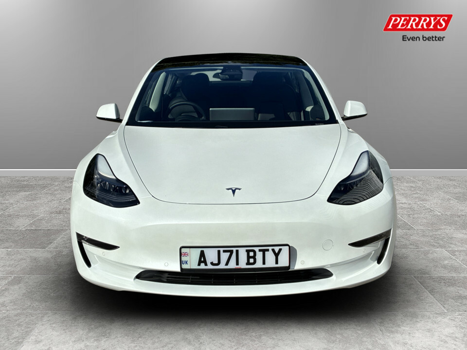 Tesla Model 3 Long Range Awd White #2