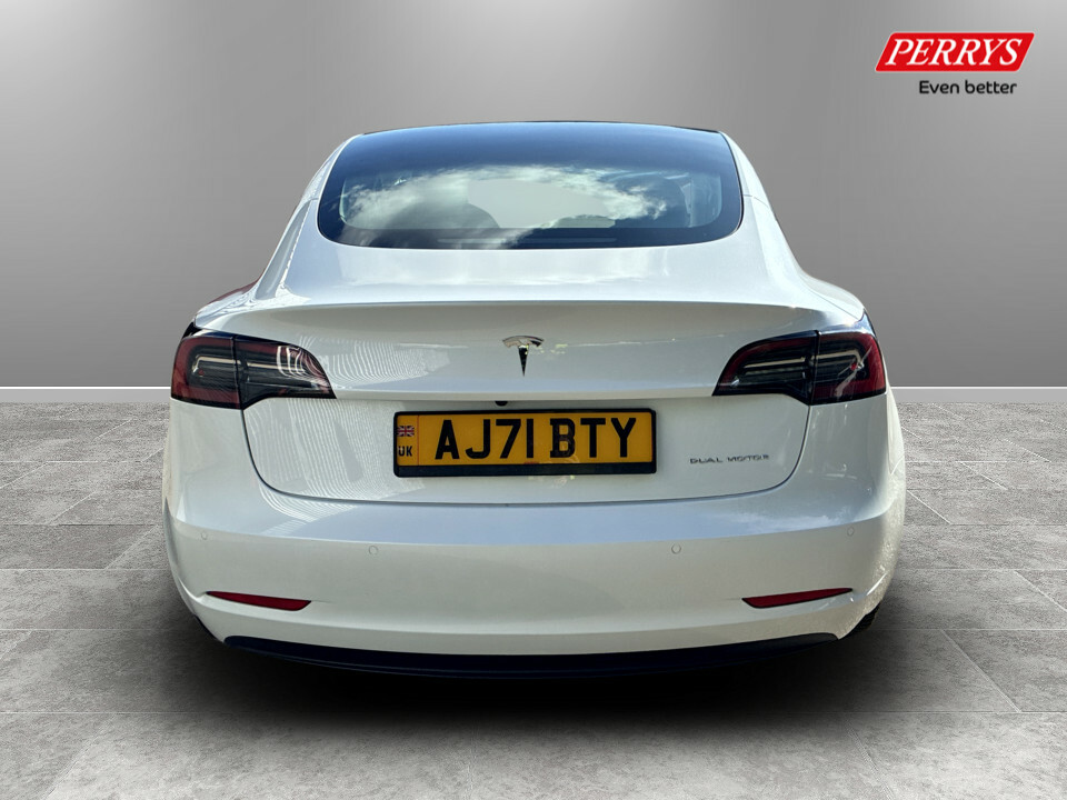 Tesla Model 3 Long Range Awd White #6