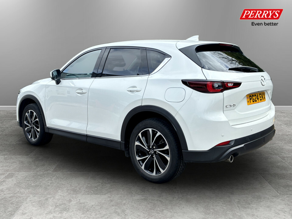 Mazda CX-5 2.0 E-skyactiv G Mhev Exclusive-line White #5