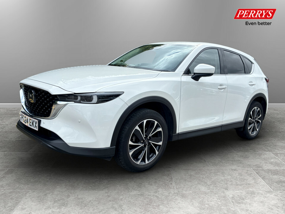 Mazda CX-5 2.0 E-skyactiv G Mhev Exclusive-line White #3