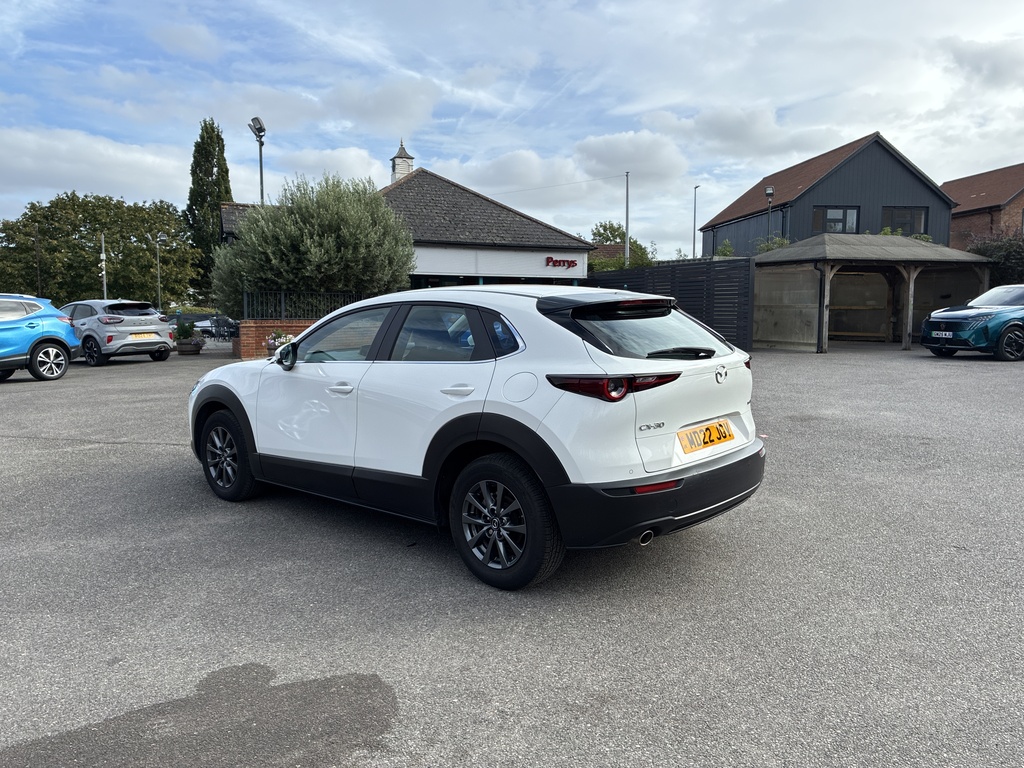 Mazda CX-30 2.0 E-skyactiv G Mhev Se-l Lux White #5