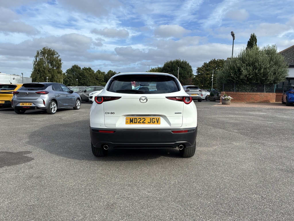 Mazda CX-30 2.0 E-skyactiv G Mhev Se-l Lux White #6