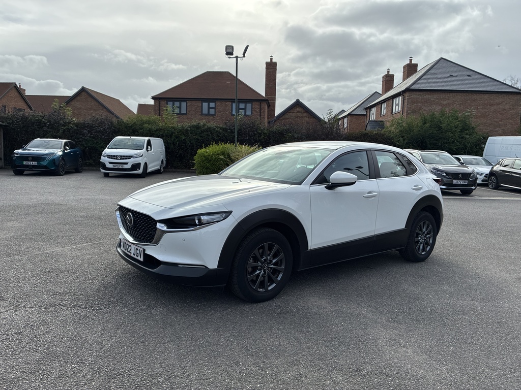 Mazda CX-30 2.0 E-skyactiv G Mhev Se-l Lux White #3