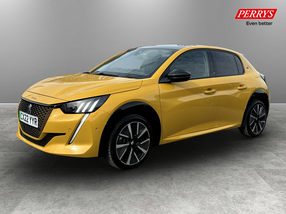Peugeot e-208 100Kw Gt Premium 50Kwh Yellow #2