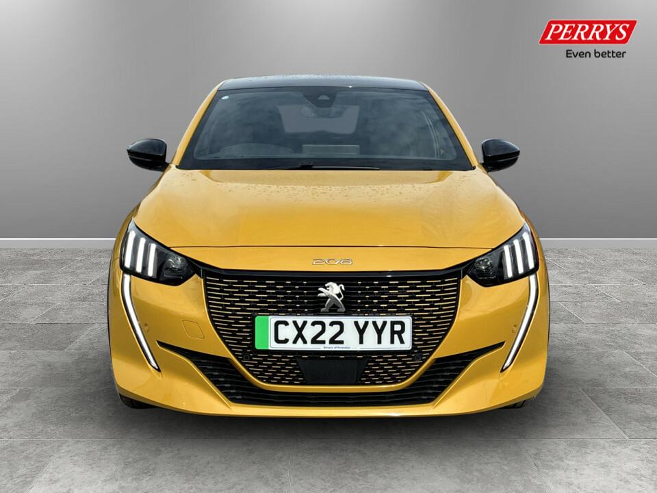 Peugeot e-208 100Kw Gt Premium 50Kwh Yellow #3