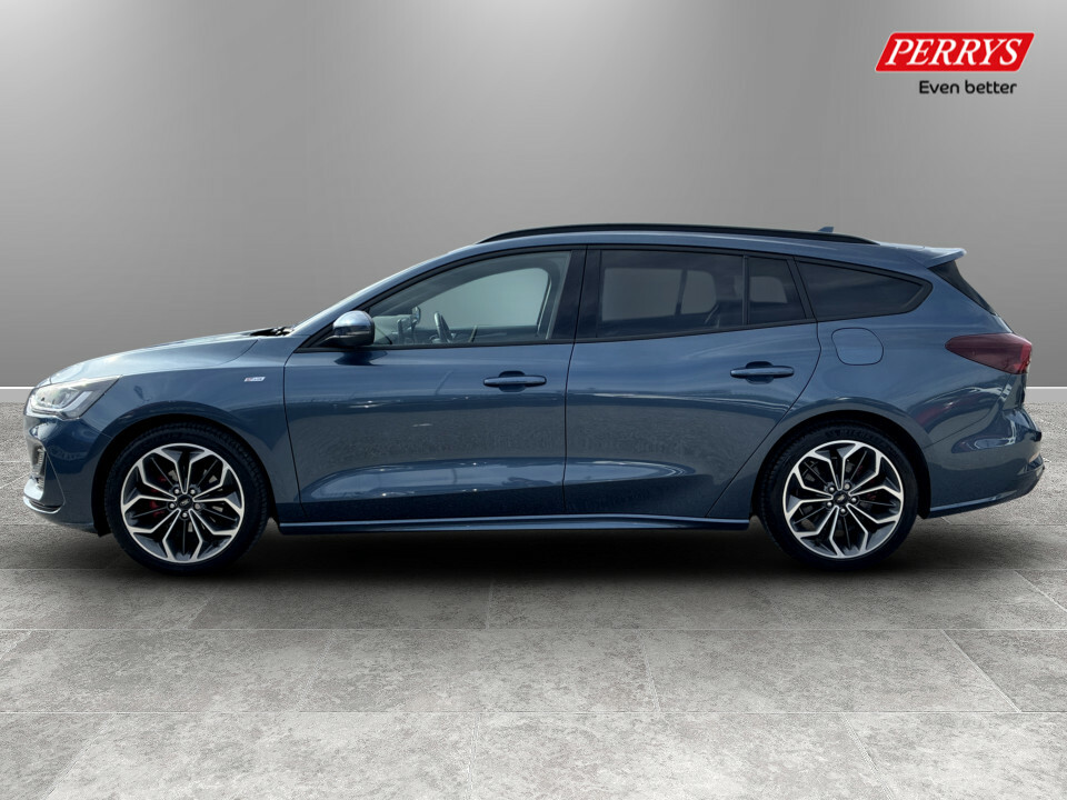 Ford Focus 1.0 Ecoboost Hybrid Mhev 155 St-line X Blue #4