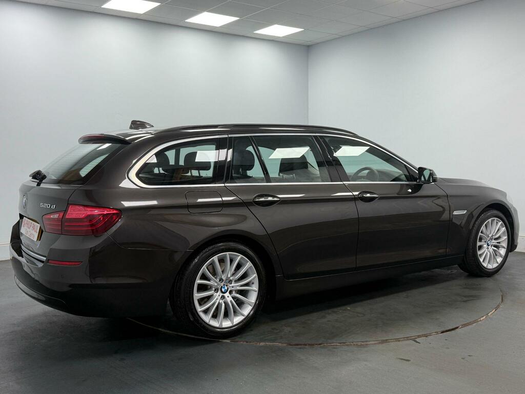 BMW 5 Series 520D 190 Luxury Brown #3