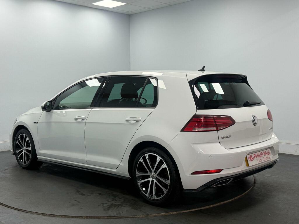 Volkswagen Golf 2.0 Tdi R-line Dsg White #5