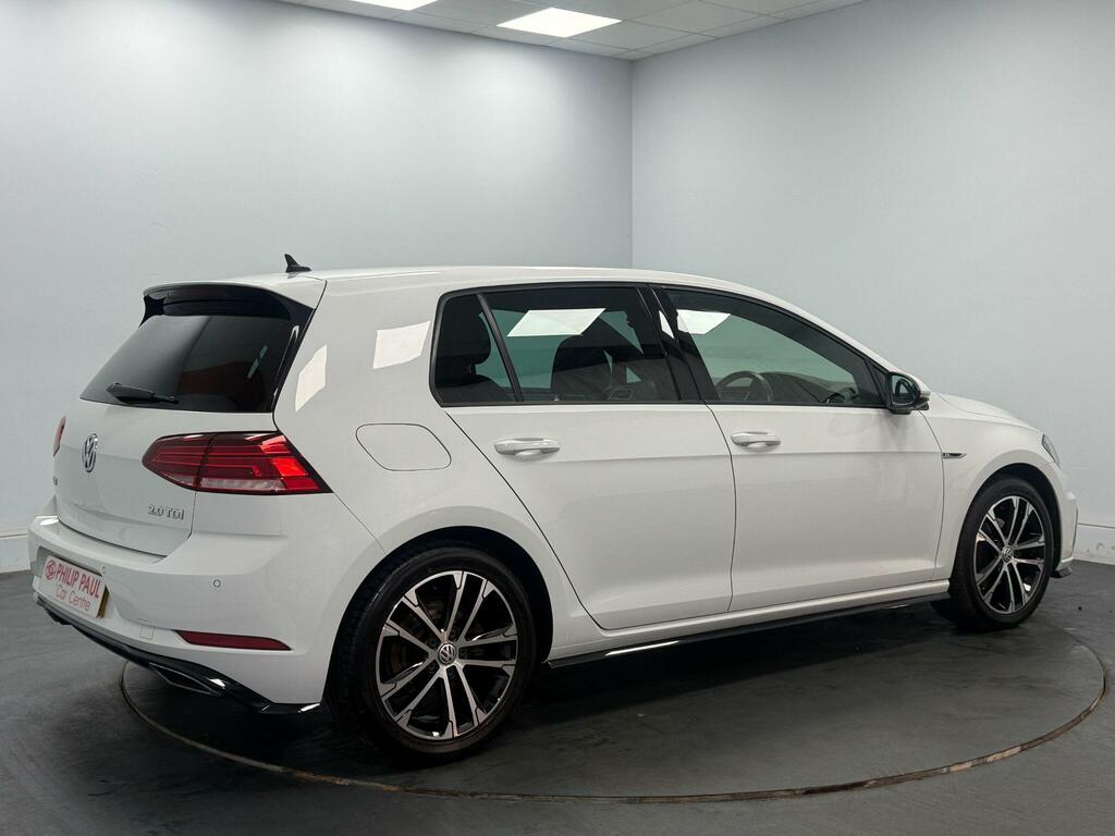 Volkswagen Golf 2.0 Tdi R-line Dsg White #3