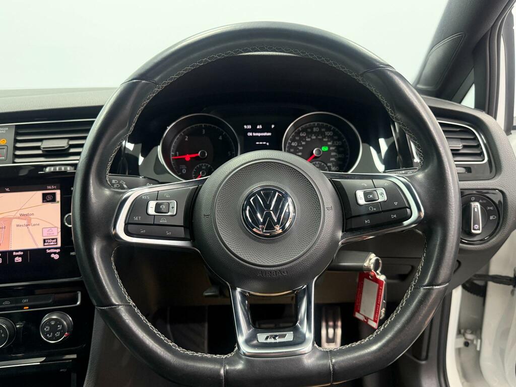 Volkswagen Golf 2.0 Tdi R-line Dsg White #6
