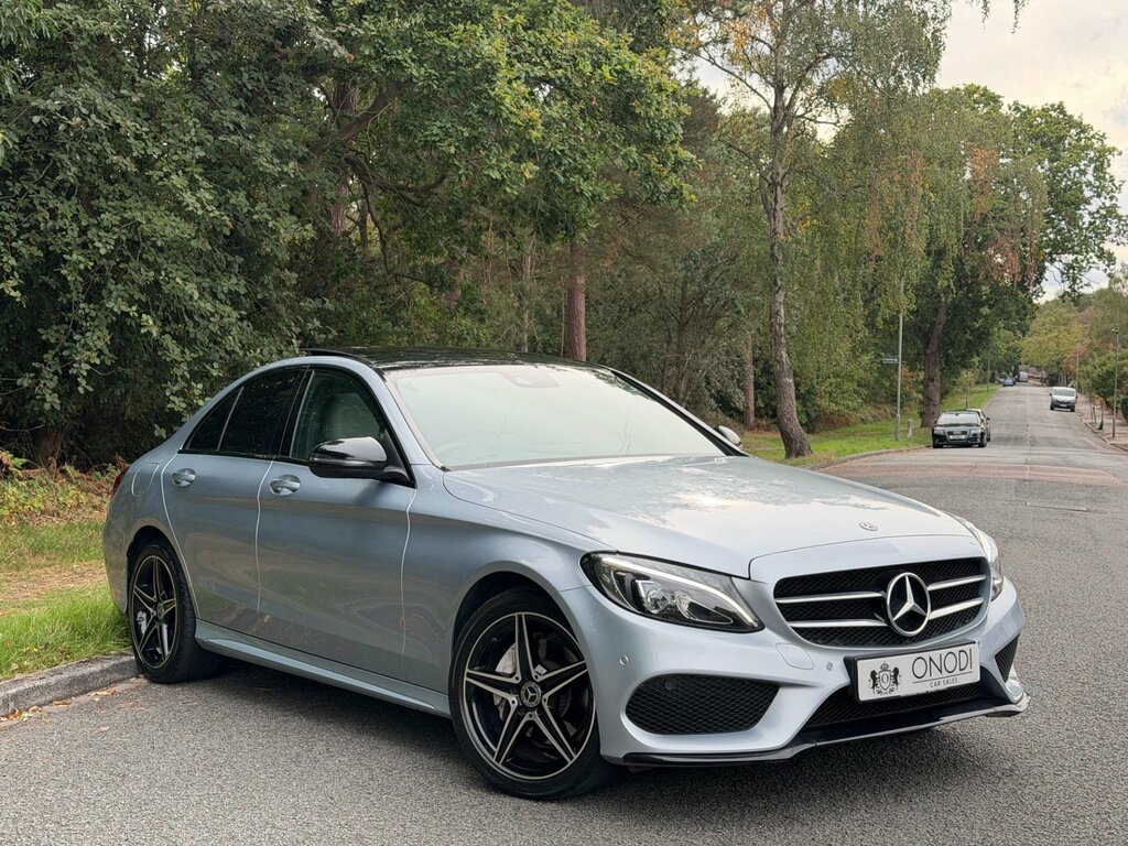 Mercedes-Benz C Class 2.0 C200 Amg Line Premium Plus Saloon Silver