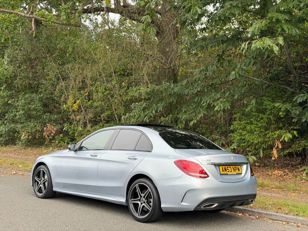 Mercedes-Benz C Class 2.0 C200 Amg Line Premium Plus Saloon Silver #4