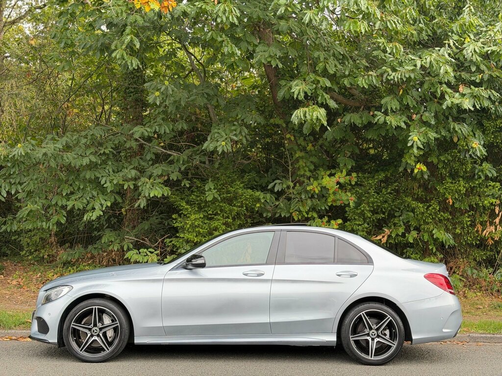 Mercedes-Benz C Class 2.0 C200 Amg Line Premium Plus Saloon Silver #3