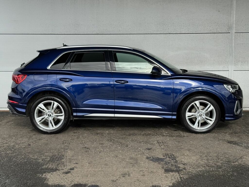 Audi Q3 2.0 Tdi S Line 150 Bhp S-tronic Blue #3