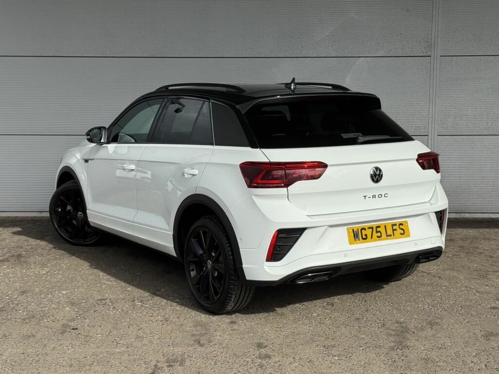Volkswagen T-Roc 1.5 Tsi Black Edition Plus 150 Bhp Dsg White #5