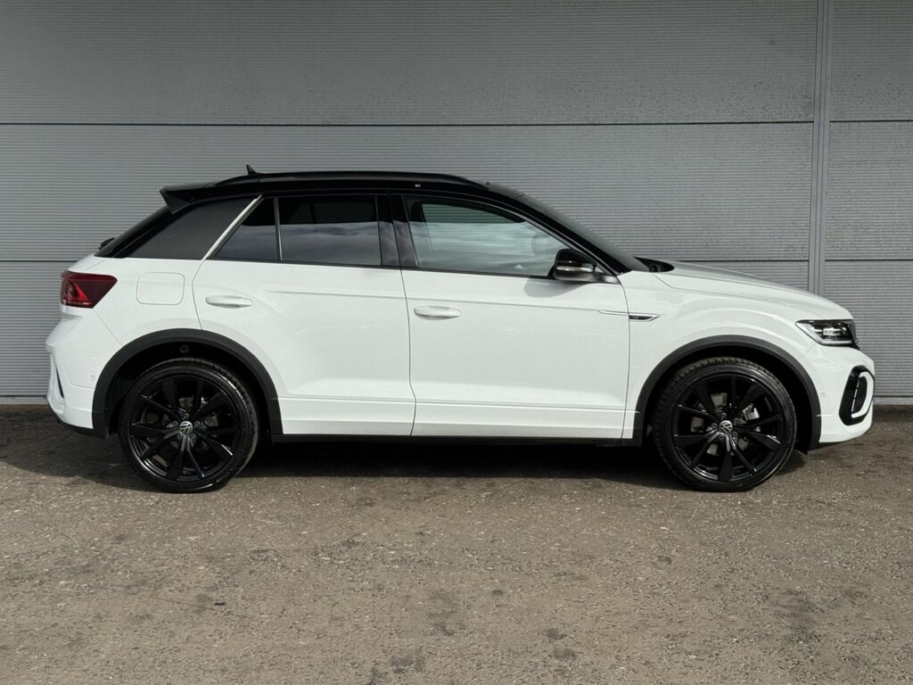 Volkswagen T-Roc 1.5 Tsi Black Edition Plus 150 Bhp Dsg White #3