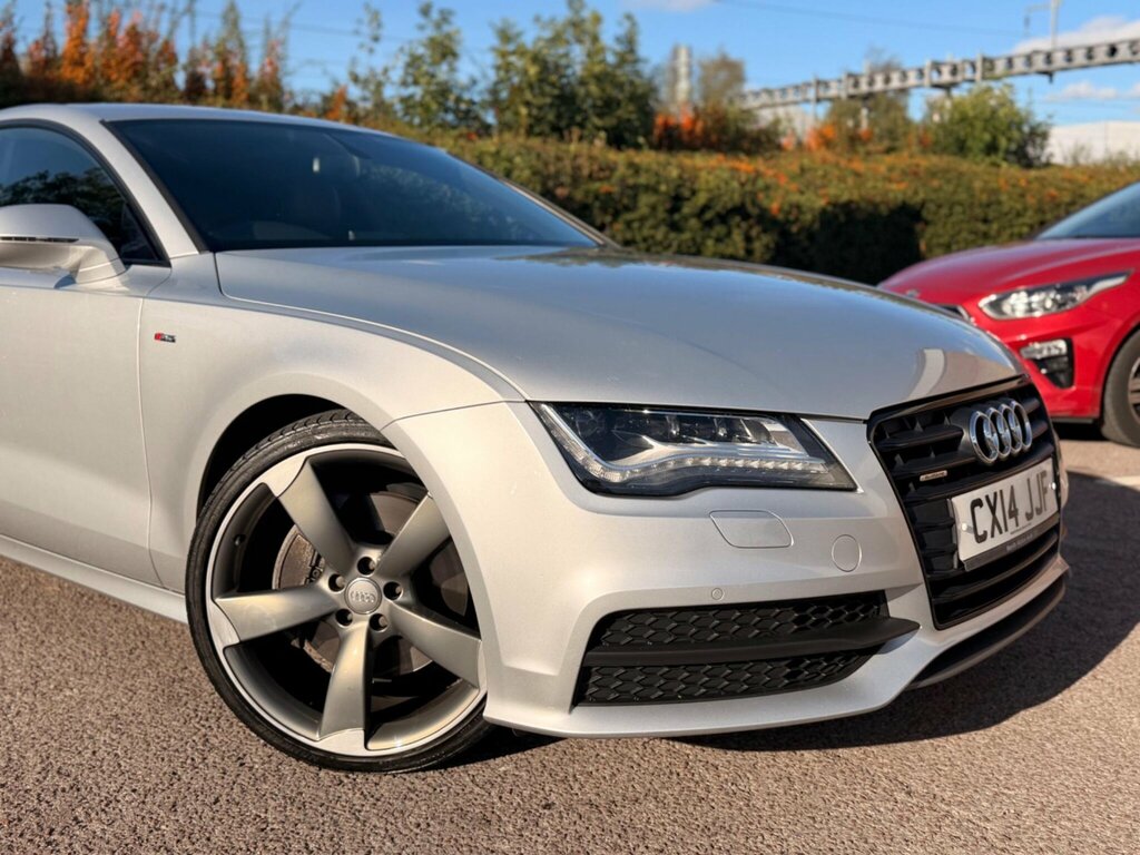 Audi A7 3.0 Bitdi V6 Black Edition Sportback Tiptronic Qua CX14JJF Silver #2