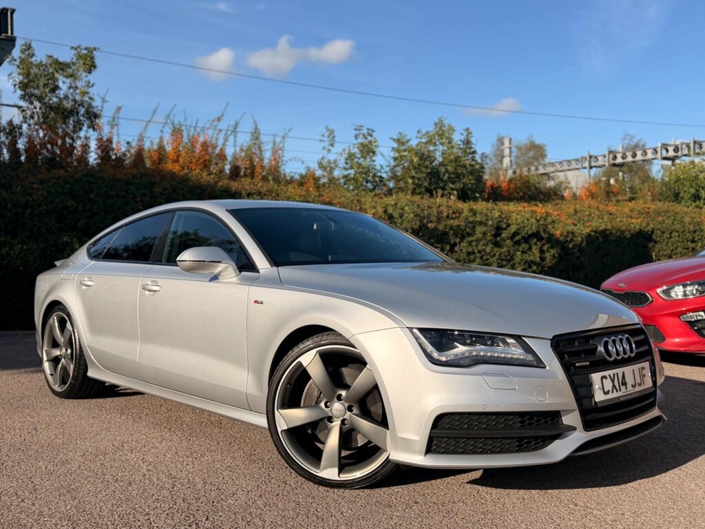 Audi A7 3.0 Bitdi V6 Black Edition Sportback Tiptronic Qua CX14JJF Silver