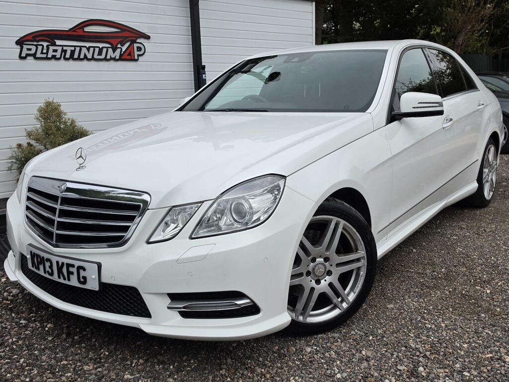 Mercedes-Benz E Class 1.8 E200 Blueefficiency Sport G-tronic Euro 5 S White
