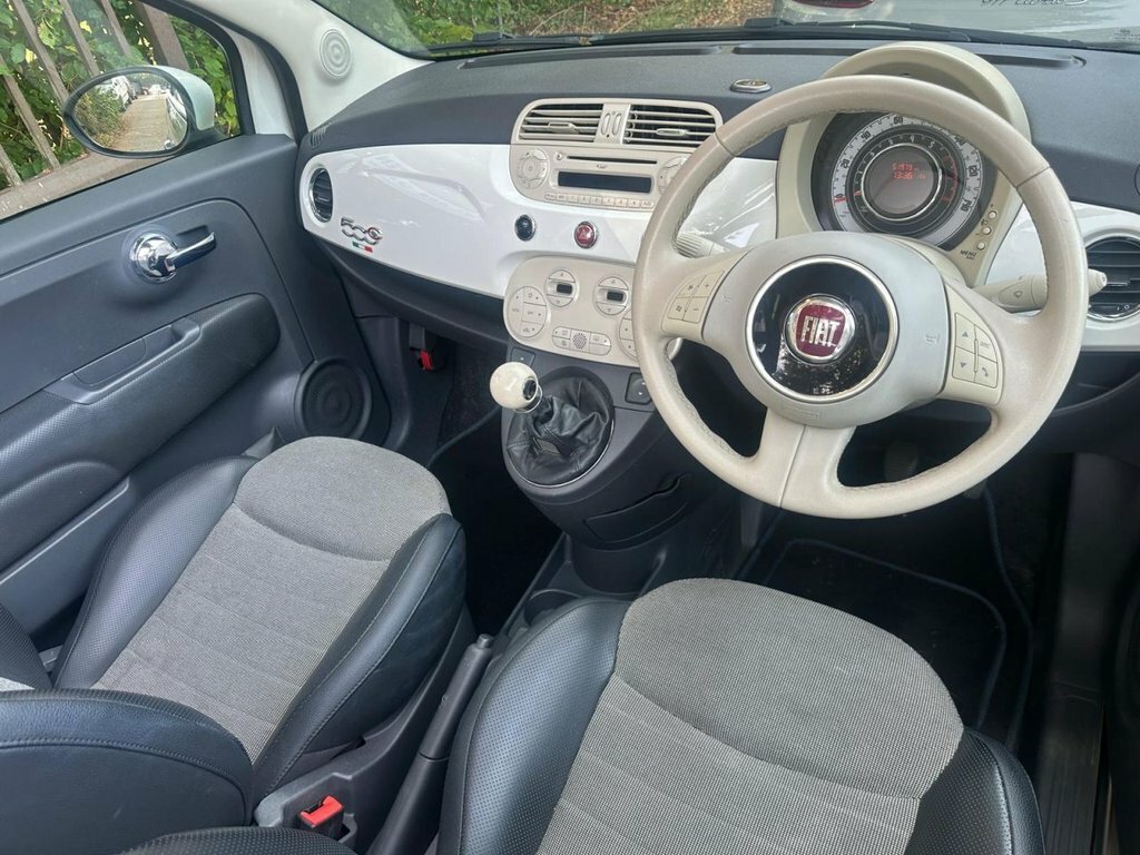Fiat 500C 1L Lounge White #3