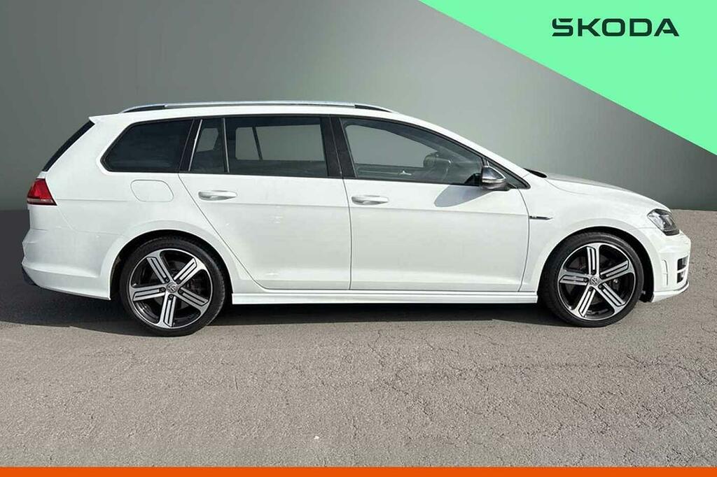 Volkswagen Golf 2.0 Tsi R Dsg White #4