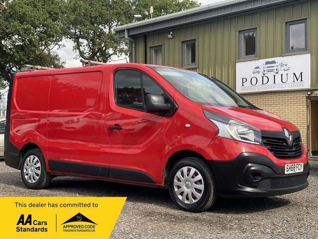 Renault Trafic 1.6 Dci 27 Business Swb Standard Roof Euro 6 Red