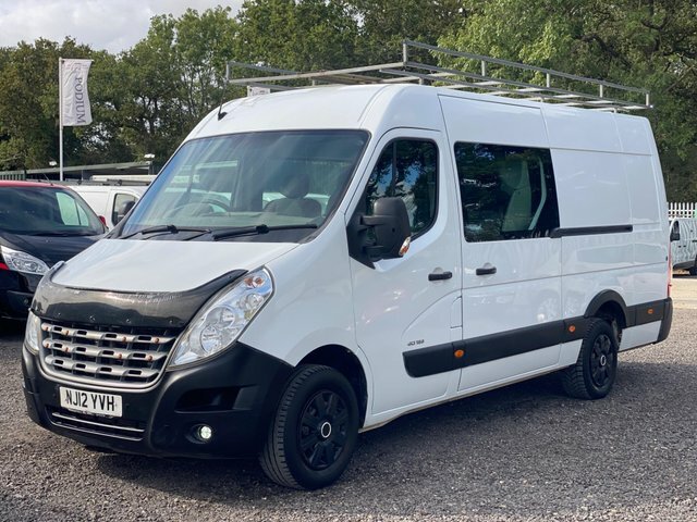 Renault Master 2.3 Dci 35 Crew Van Rwd Mwb Medium Roof Euro 5 6Dr White #2