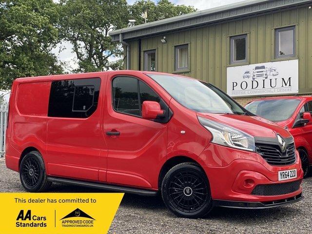 Renault Trafic 1.6 Cdti Kitchensinksolarhobrockroll Red