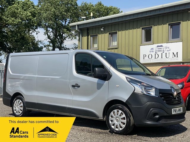Renault Trafic 1.6 Dci Energy 29 Business Lwb Standard Roof Euro Silver
