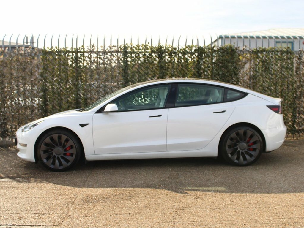 Tesla Model 3 Saloon LA22PUX White #6