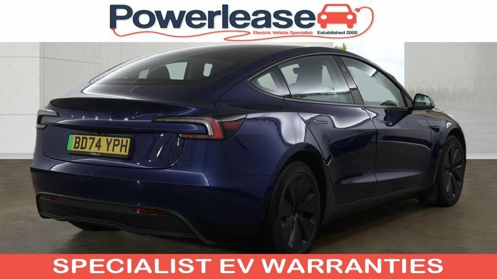 Tesla Model 3 Saloon Blue #3