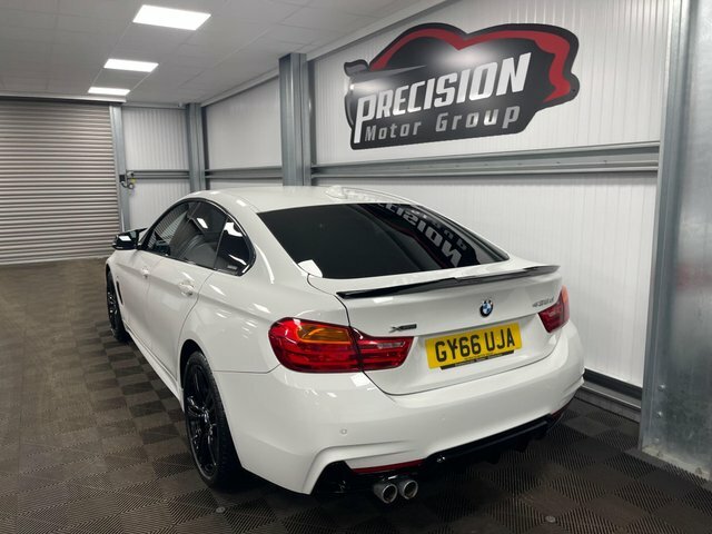BMW 4 Series Gran Coupe 435D M Sport GY66UJA White #5