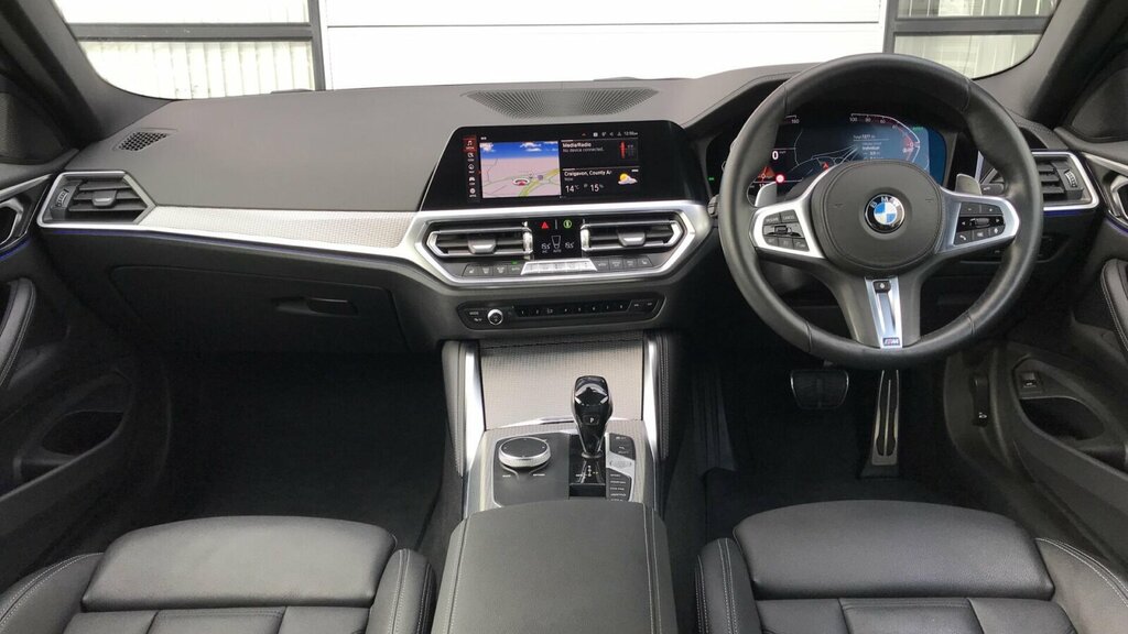 BMW 4 Series Gran Coupe 420I M Sport Coupe Blue #4