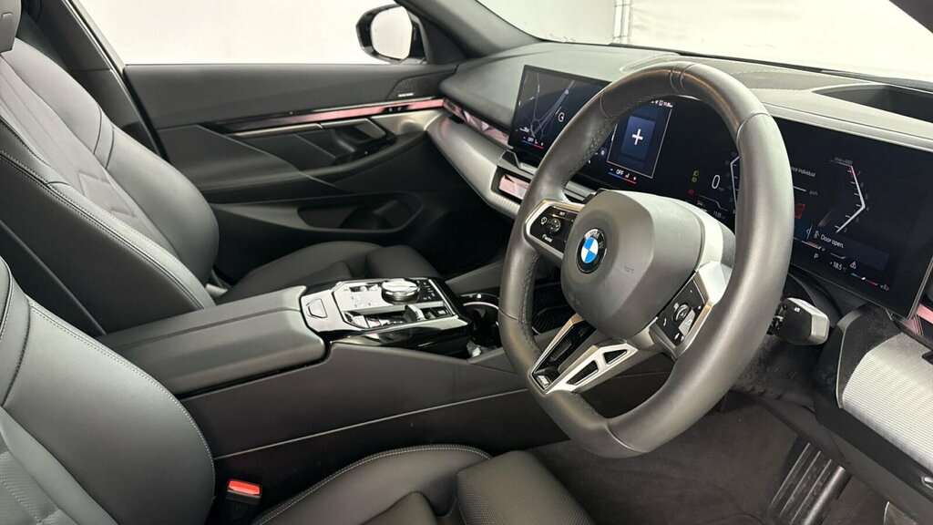 BMW 5 Series 520I M Sport Saloon Black #6