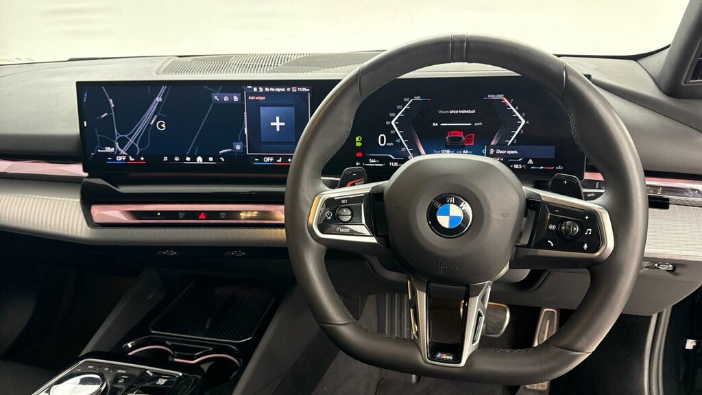 BMW 5 Series 520I M Sport Saloon Black #5