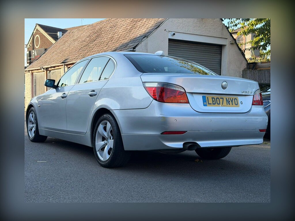 BMW 5 Series 2.0 520D Se Euro 4 Silver #4