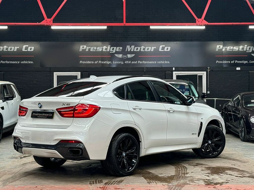 BMW X6 40D M Sport White #4