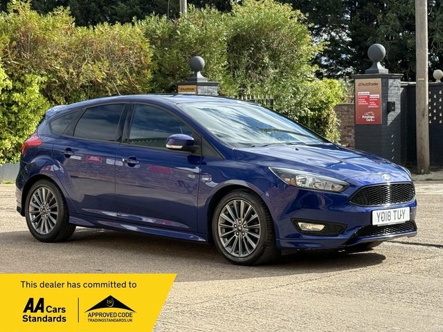 Ford Focus 1.5 Tdci St-line Euro 6 Ss Blue