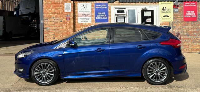 Ford Focus 1.5 Tdci St-line Euro 6 Ss Blue #4