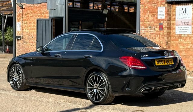 Mercedes-Benz C Class 2.0 C200 Amg Line Premium G-tronic 4Matic Euro Black #5