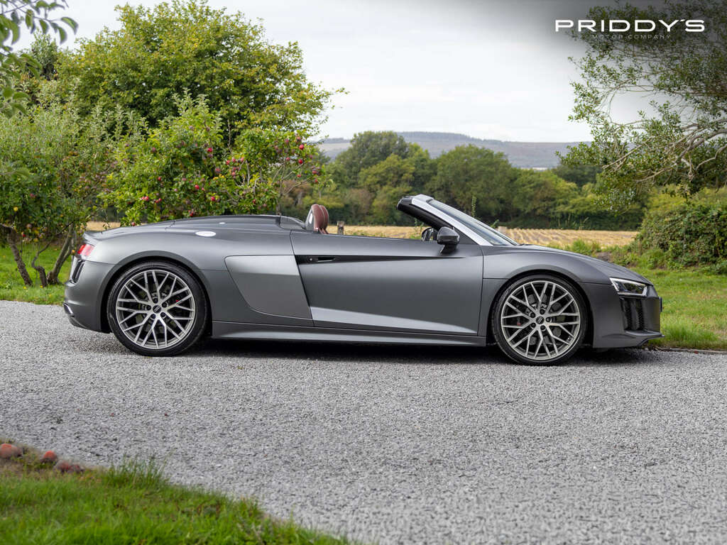 Audi R8 Convertible 5.2 R8 Spyder Quattro V10 4W Grey #3