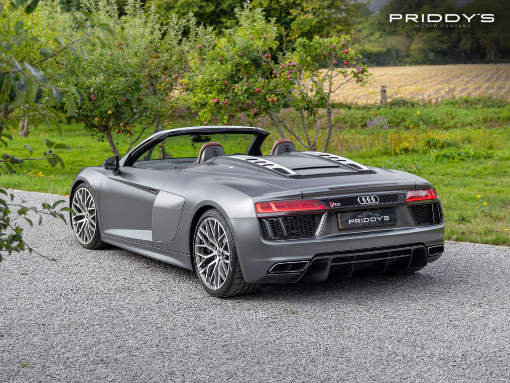 Audi R8 Convertible 5.2 R8 Spyder Quattro V10 4W Grey #4