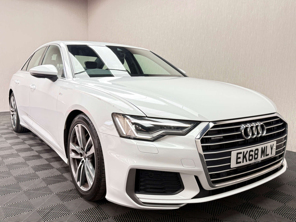 Audi A6 Saloon Tdi Ultra S Line Black Edition Black #13