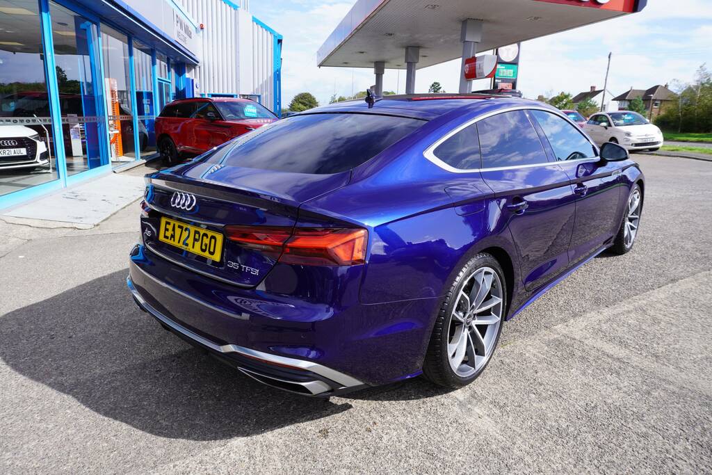 Audi A5 2.0 Tfsi 35 S Line Sportback S Tronic Euro 6 Ss Blue #3