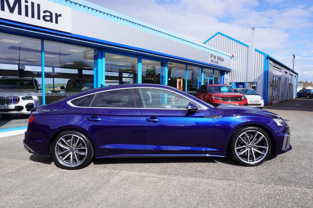 Audi A5 2.0 Tfsi 35 S Line Sportback S Tronic Euro 6 Ss Blue #2