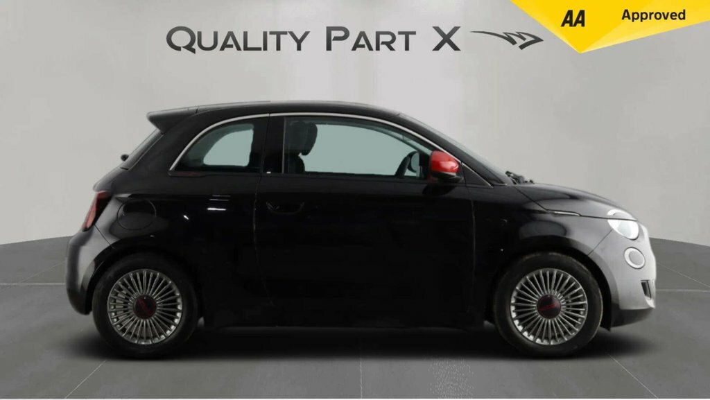 Fiat 500E 500E Red Black #4