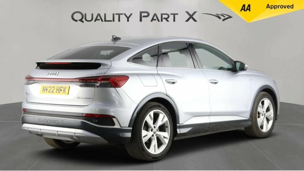 Audi Q4 E Tron Suv Silver #6